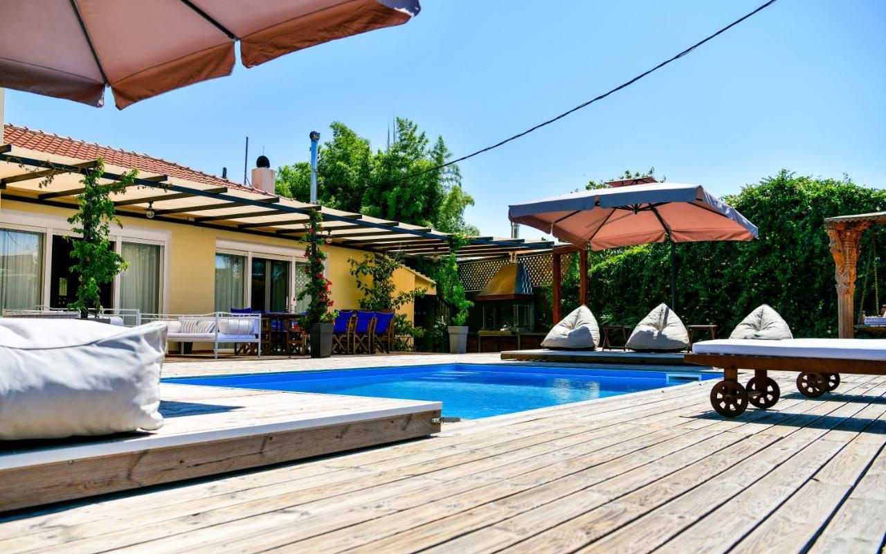 Serenity Luxury Villa, Skiathos 아기아 파라스케비 외부 사진