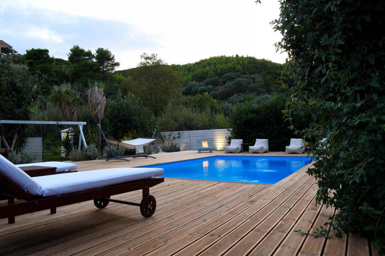 Serenity Luxury Villa, Skiathos 아기아 파라스케비 외부 사진